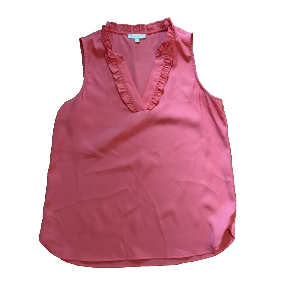 Jade Melody Tan Women's Size Small Pink Tank Top Shirt